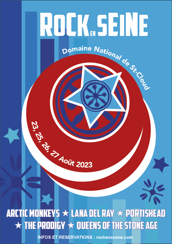 Affiche fictive Rock en Seine A4