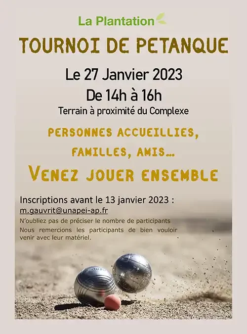 03 – Affiche Pétanque