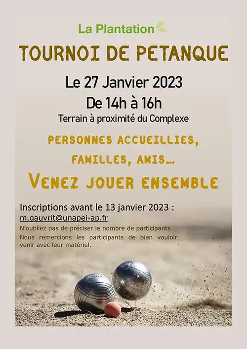 03 – Affiche Pétanque