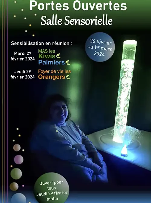 Affiche porte ouverte salle sensorielle UAP