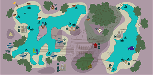 L'EmbarkaDôme illustration carte escales